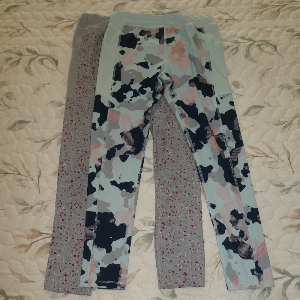 Bundle of 2 Athletic Works Girls Legging Size L 10/12